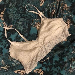 Gap love S white lace bralette